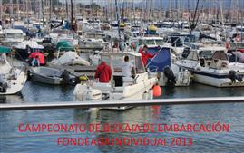 CAMPEONATO DE  BIZKAIA DE EMBARCACIÓN FONDEADA INDIVIDUAL 2.013