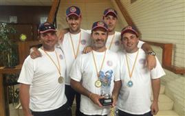 EL EQUIPO DEL CLUB BIZKAINO ABUSU BICAMPEÓN DE ESPAÑA DE MAR CORCHEO CLUBES