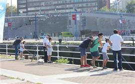LA ESCUELA DE PESCA EN EL DÍA DE LA CARRERA DE LAS EMPRESAS